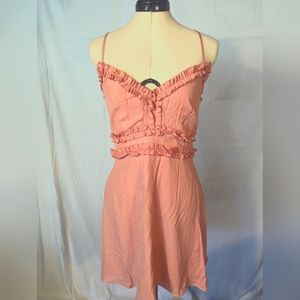 Pink Short Sleeve Trixxi Cocktail Dress